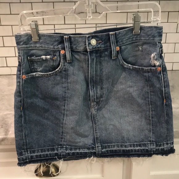 Ralph Lauren Dresses & Skirts - Vintage Ralph Lauren Denim Skirt Womens 26 Blue Jean Denim & Supply Y2K Mini